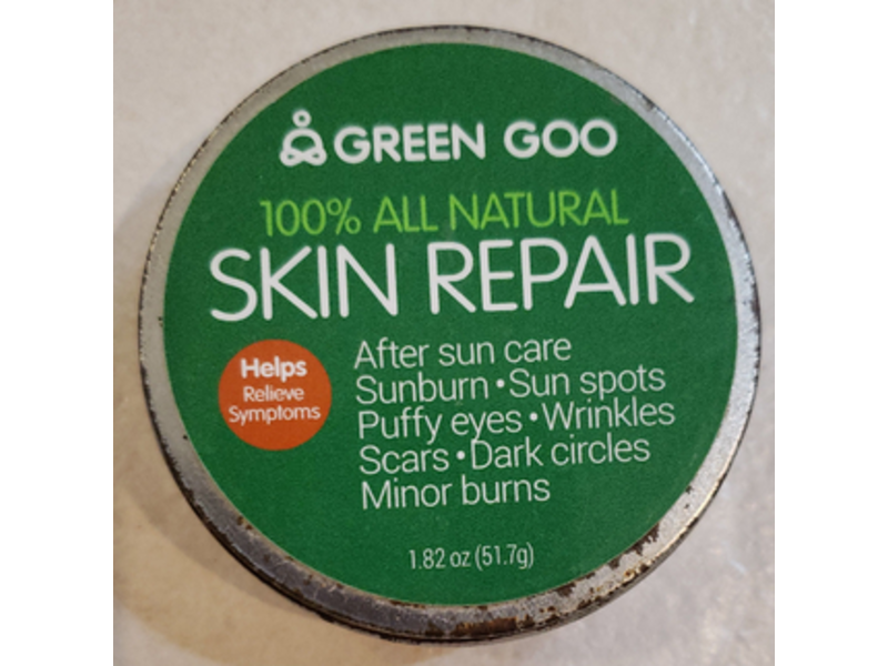 Green Goo 100% All Natural Skin Repair After Sun Care, 1.82 oz/51.7 g