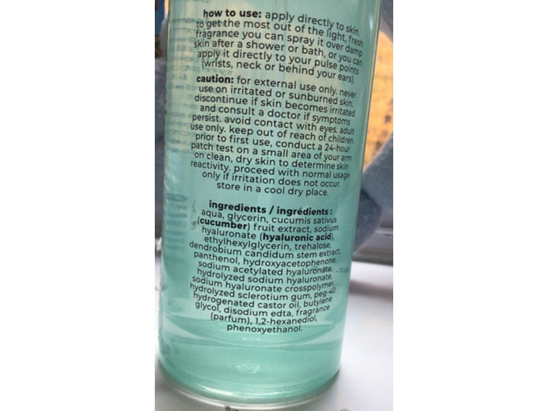 Danielle Creations Sooth & Hydrate Facial Toner Mist, Cucumber & Hyaluronic Acid, 6.8 fl oz/200 mL