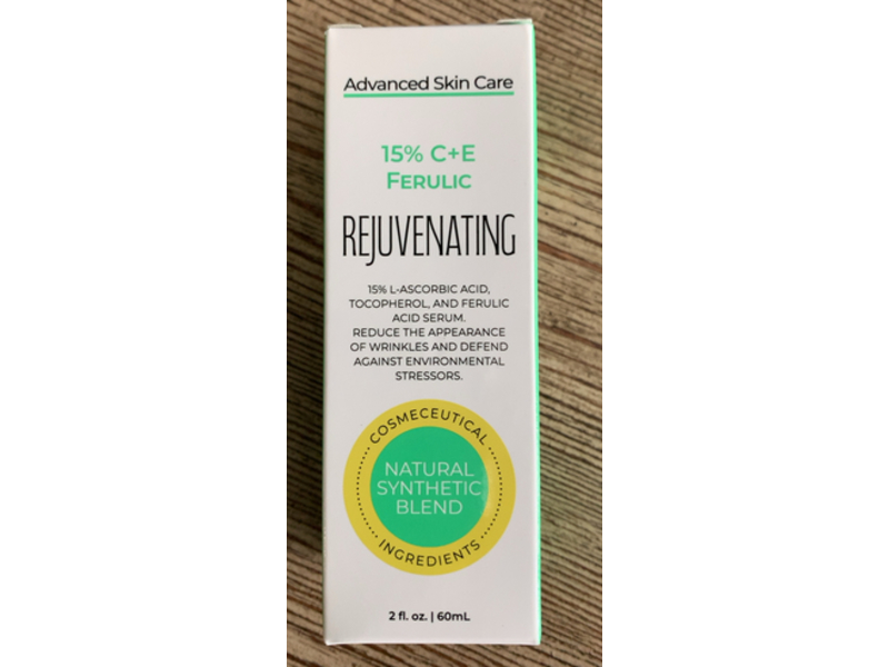 Advanced Skin Care Rejuvenating Natural Synthetic Blend, C+E Ferulic, 2 fl oz/60 mL