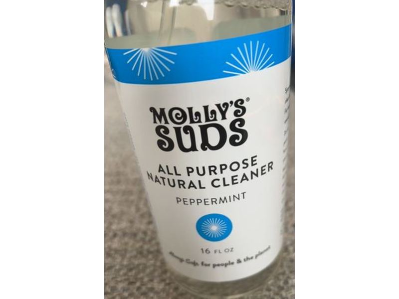 Molly's Suds All Purpose Natural Cleanser, Peppermint, 16 fl oz, Pack Of 2