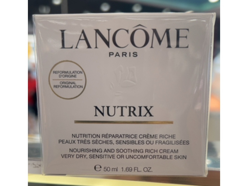 Lancome Paris Nutrix Nourishing & Soothing Rich Cream, 1.69 fl oz/50 mL