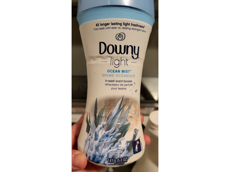Downy Light In-Wash Scent Booster, Ocean Mist, 5.0 oz/141 g