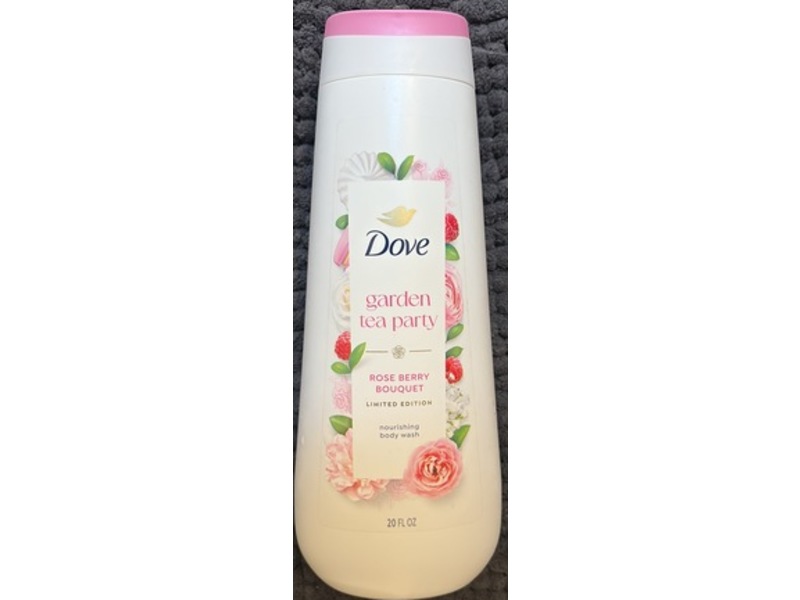 Dove Garden Tea Party Nourishing Body Wash, Rose Berry Bouquet, 20 fl oz
