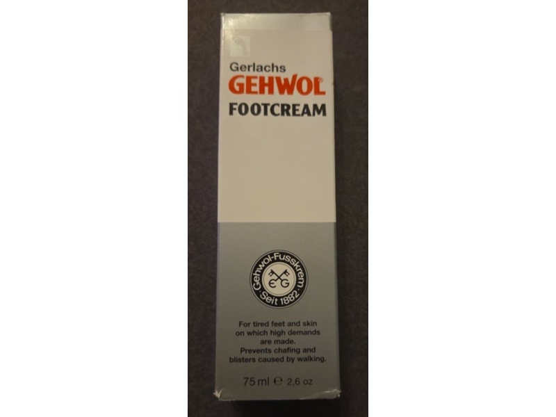 Gehwol Foot Cream, 2.6 oz/75 mL