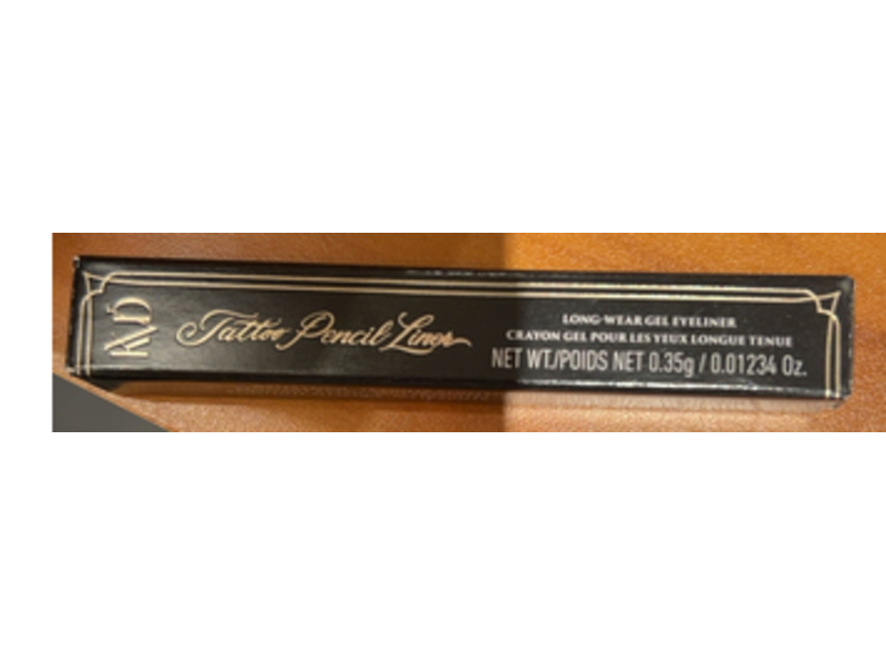 KVD Beauty Tattoo Pencil Long-Wear Gel Eyeliner, Trooper Black, 0.01234 oz/0.35 g