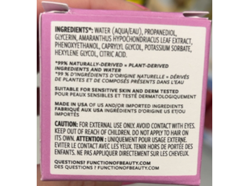 Function Of Beauty Shine Hairgoal Booster Treatment Shots, 2 fl oz/11.8 mL