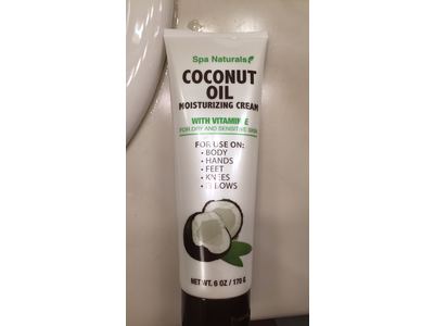 spa naturals coconut oil moisturizing cream walmart