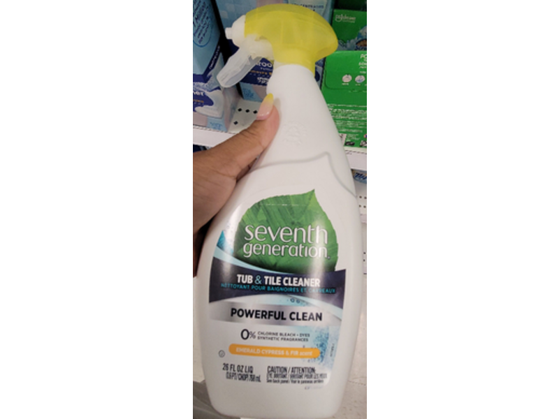 Seventh Generation Tub & Tile Cleaner Powerful Clean, 2.5 fl oz/58 mL