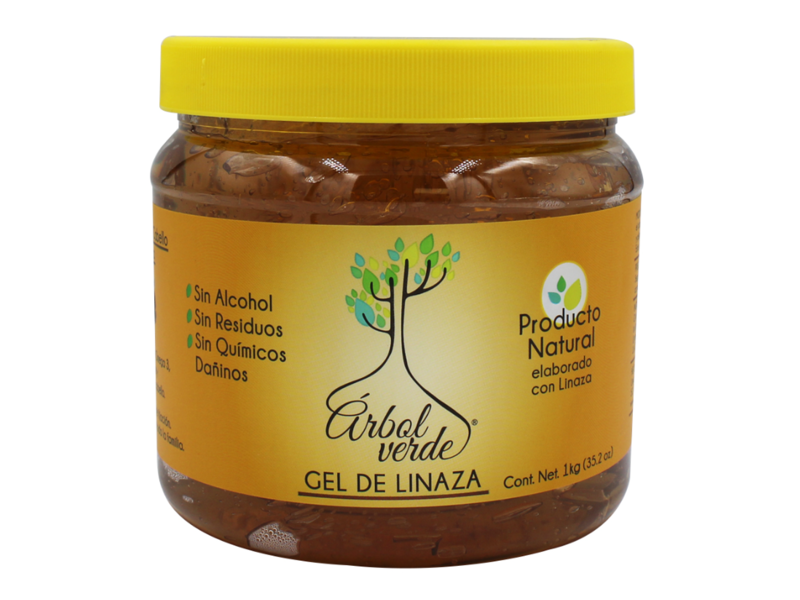 Arbol Verde Flaxseed Hair Gel, 35.2 oz/1 kg