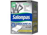 Salonpas Pain Relieving Gel-Patch, Lidocaine, 30 Count - thumbnail 1