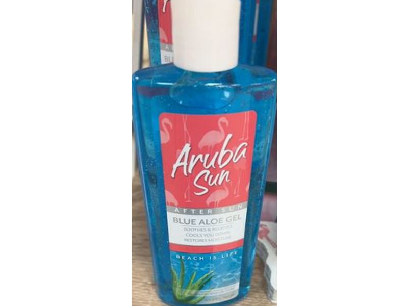 Aruba Sun After Sun Gel, Blue Aloe Gel, 8 oz/227 g