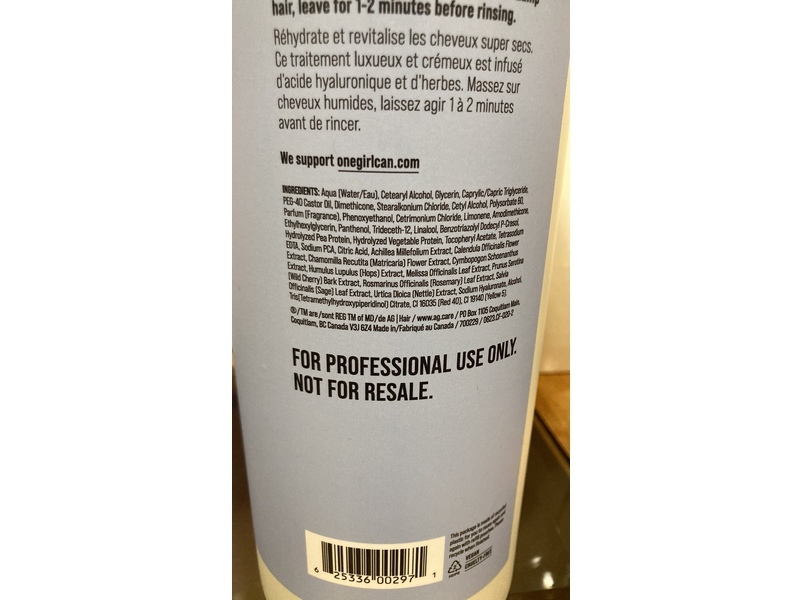 AG Care Ultramoist Moisturizing Conditioner, 1500 mL