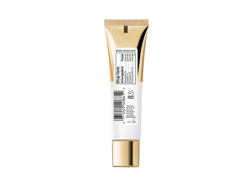 L'Oreal Paris Age Perfect Radiant Serum Foundation, SPF 50, Golden Vanilla 45, 1 fl oz/30 ml