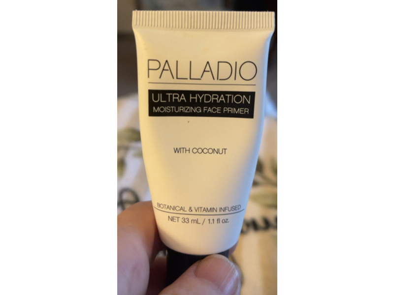 Palladio Ultra Hydration Moisturizing Face Primer, Coconut, 1.1 fl oz/33 mL