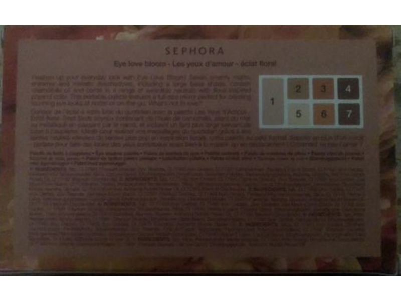 Sephora Eye Love Bloom Eyeshadow Palette, Marigold