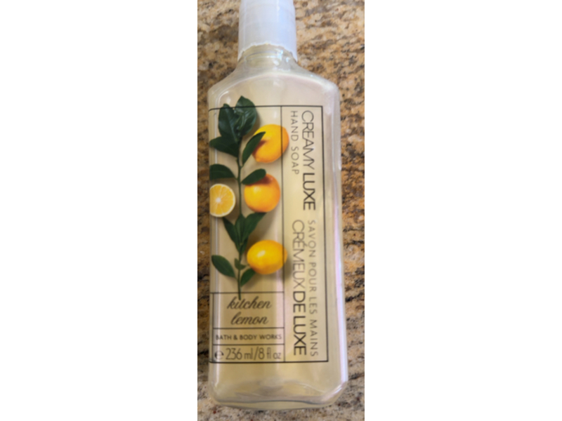 Bath & Body Works Creamy Luxe Hand Soap, Kitchen Lemon,8 fl oz/236 mL