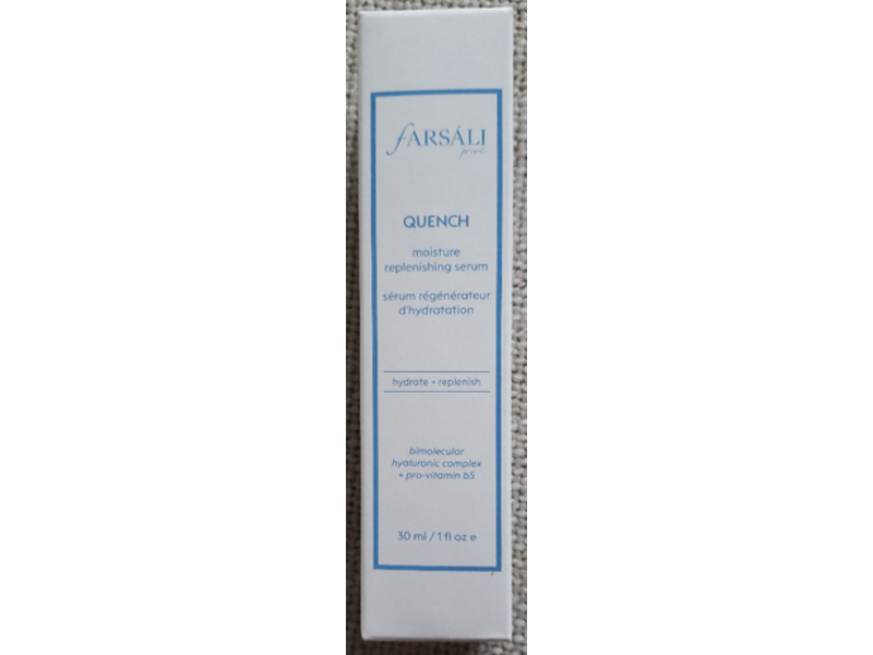 Farsali Quench Moisture Replenishing Serum, 1 fl oz/30 ml