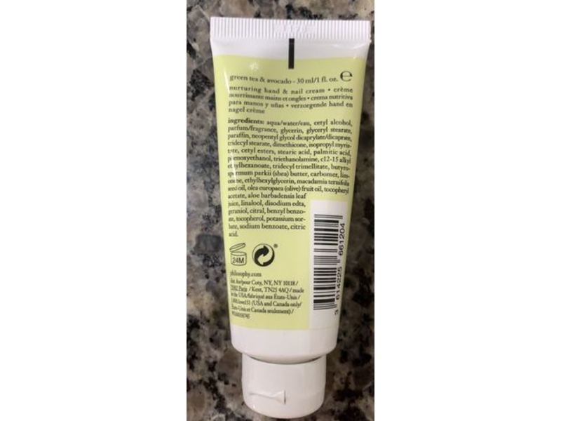 Philosophy Hands Of Hope Hand Cream, Green Tea/Avacado, 1 oz