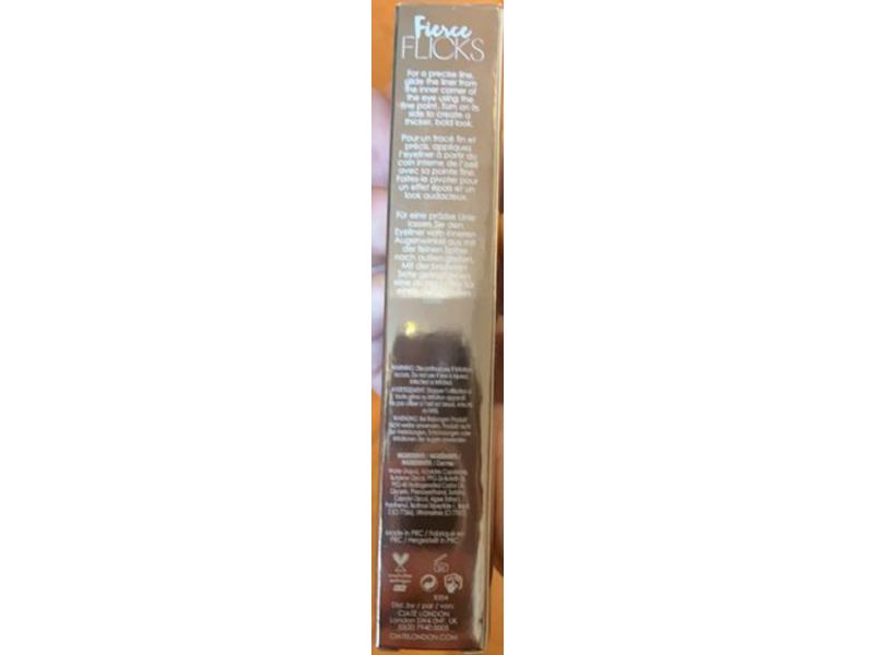 Ciate London Fierce Flicks Precision Tip Liquid Liner, Black,1.7 fl oz/0.05 mL