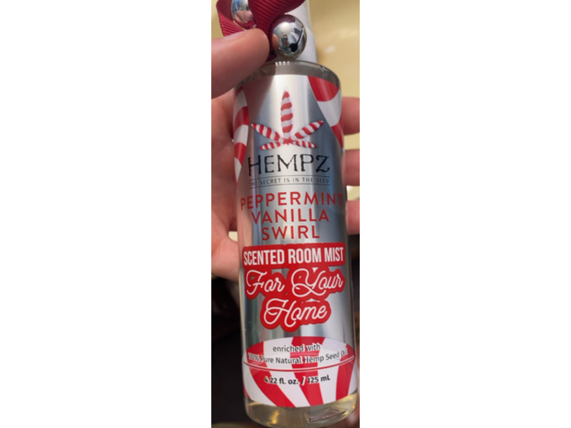 Peppermint Vanilla Swirl Herbal Room Mist, 4.22 fl oz/125 mL