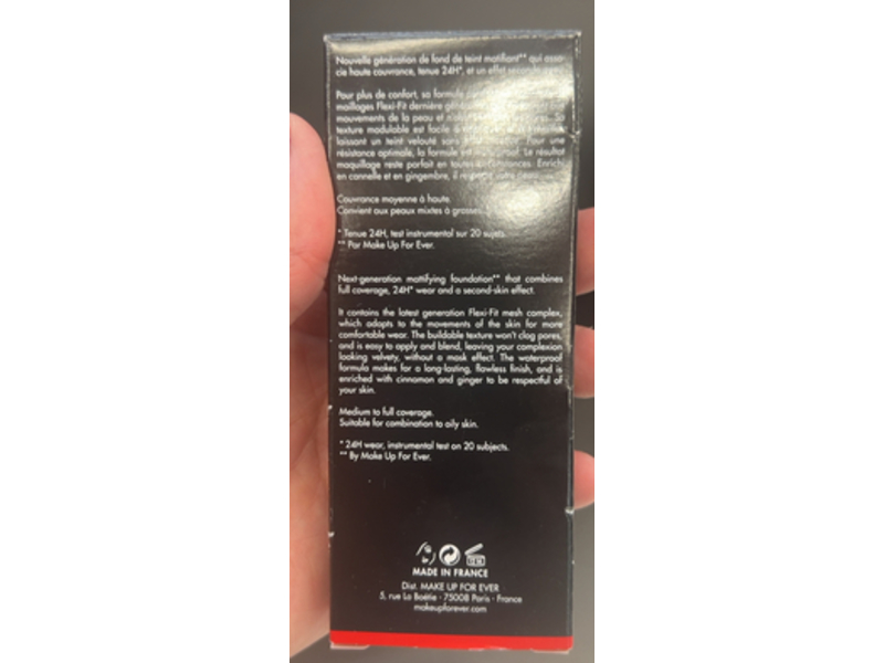 Make Up For Ever Matte Velvet Skin Full Coverage Foundation, Y355 Neutral Beige, 1.01 fl oz/30 mL