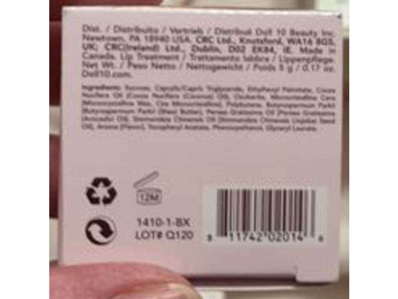 Doll 10 Perfect Pout Revitalizing Lip Exfoliant, 0.17 oz/5 g