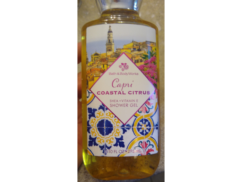 Bath & Body Works Capri Shower Gel, Coastal Citrus, 10 fl oz/295 mL