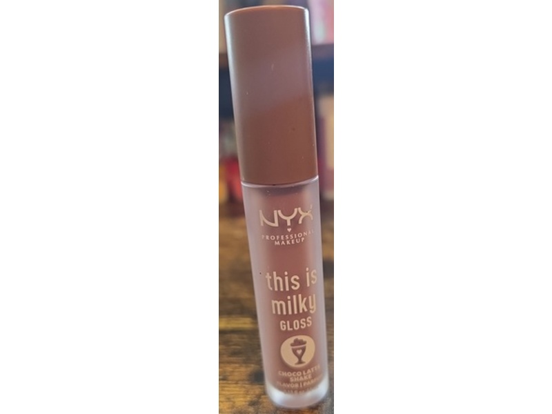 Nyx Milky Lip Gloss, Choco Latte Shake, 0.13 fl oz/14 mL
