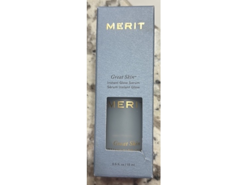 Merit Beauty Great Skin Instant Glow Serum, 0.5 fl oz/15 mL