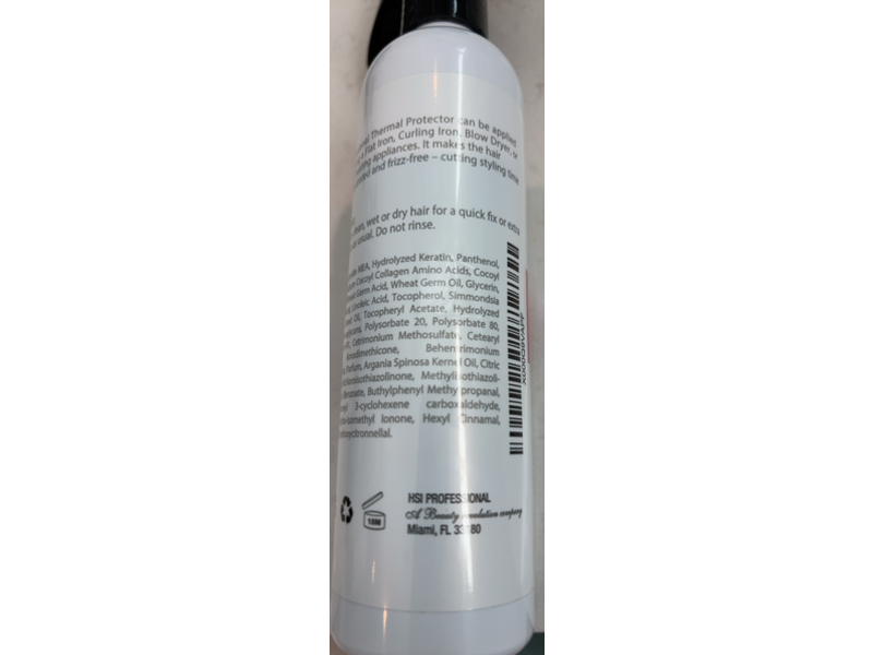 HSI Professional Heat & Thermal Protector, Argan Oil, 8 oz/236 mL