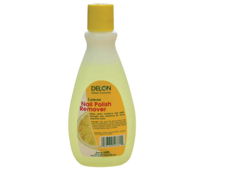 Delon Nail Polish Remover, Lemon, 10 fl oz/300 mL