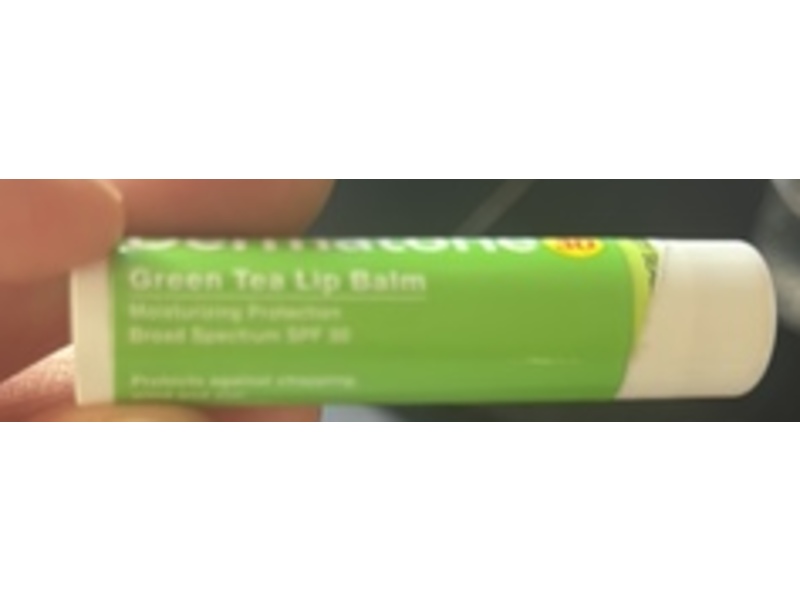 Dermatone Lip Balm, Green Tea, SPF 30, 0.15 oz/4.2 g, Pack Of 2