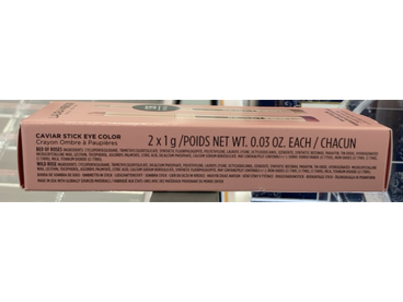 Laura Mercier Roseglow Caviar Eye Color Stick Duo, Wild Rose & Bed Of Roses, 0.03 oz/1 g