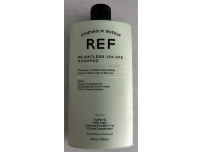 Ref Weightless Volume Shampoo, 9.63 fl oz/285 mL