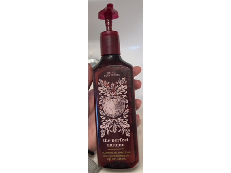 Bath & Body Works Cleansing Gel Hand Soap, The Perfect Autumn, 8 fl oz/236 mL