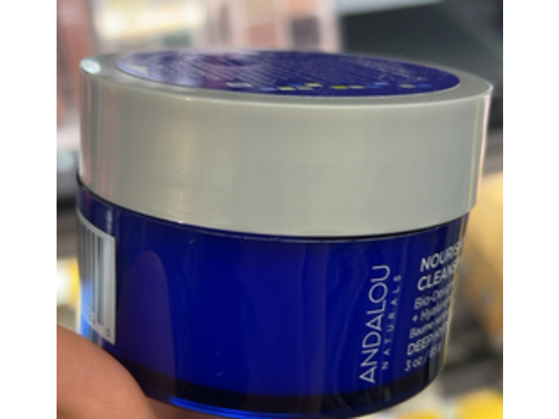 Andalou Naturals Deep Hydration Nourishing Cleansing Balm, 3 oz/85 g
