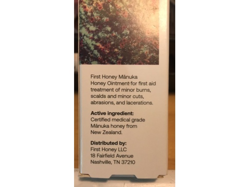 Firsthoney Ointment, Manuka Honey, 0.5 oz/14.2 g