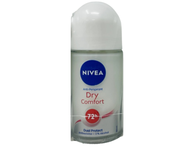 Nivea Dry Comfort Roll-On Deodorant, 50 mL