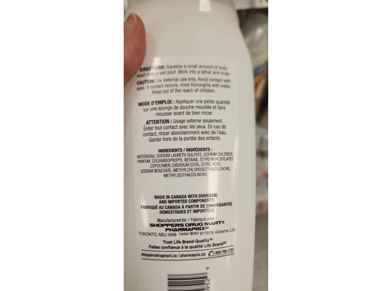 Life Brand Moisturizing Body Wash, Lavender, 710 mL