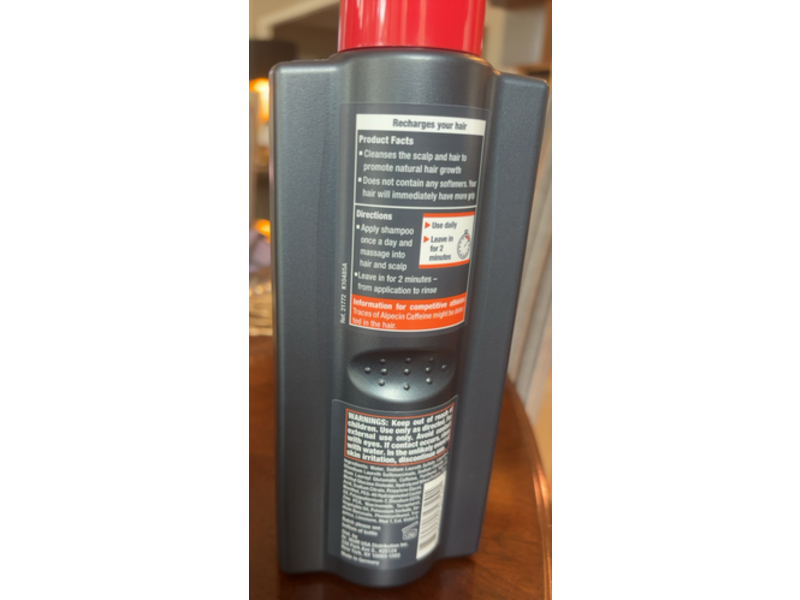 Alpecin Caffeine Shampoo, 12.68 fl oz/375 mL