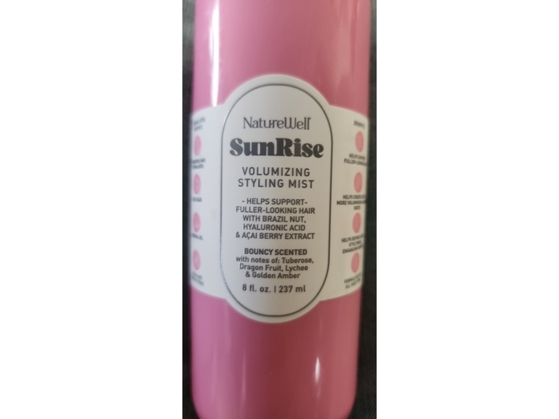 Naturewell Sunrise Volumizing Styling Mist, Bouncy, 8 fl oz/237 mL