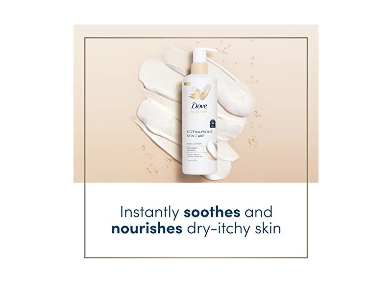 Dove Body Love Body Cleanser -Colloidal Oatmeal 3 Count 17.5 FO