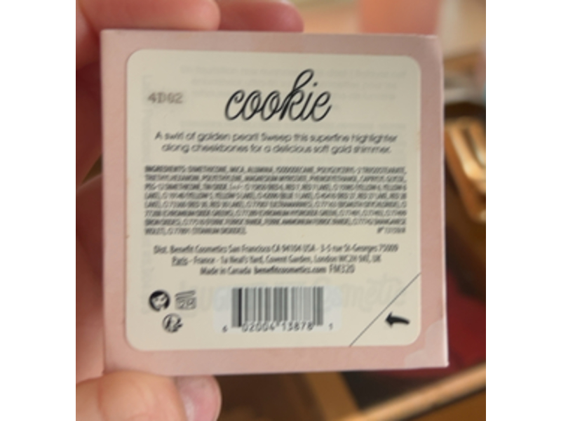 Benefit Cookie Highlighter, Golden Pearl, 0.28 oz/8 g