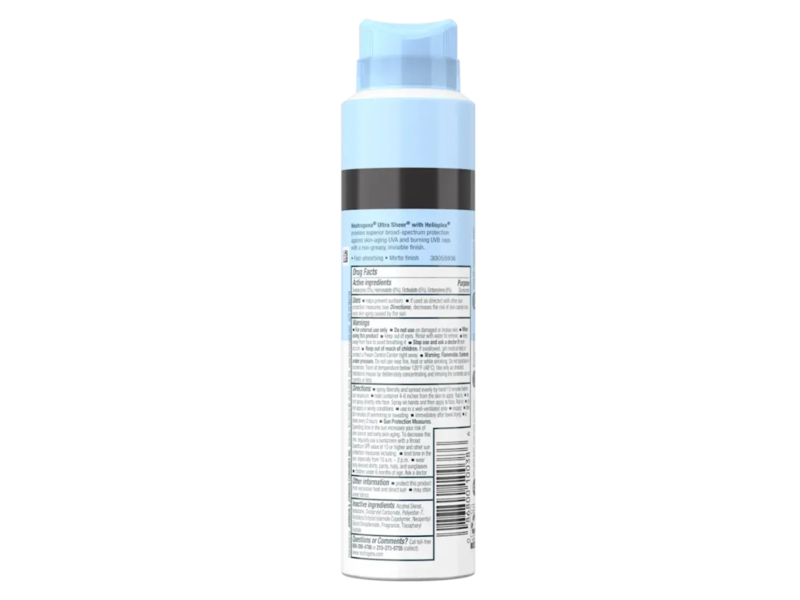 Neutrogena Ultra Sheer Body Mist Sunscreen, SPF 30 , 5 oz/141 g