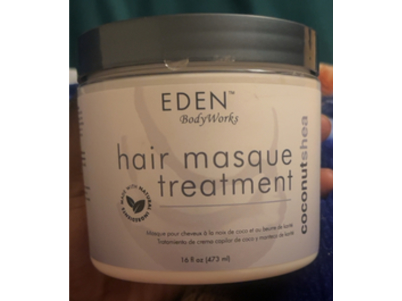 Eden Body Works Hair Masque Treatment, Coconut Shea, 16 fl oz/473 mL