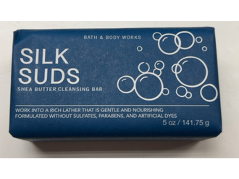 Bath & Body Works Silk Suds Cleansing Bar, Shea Butter, 5 oz/141.75 g