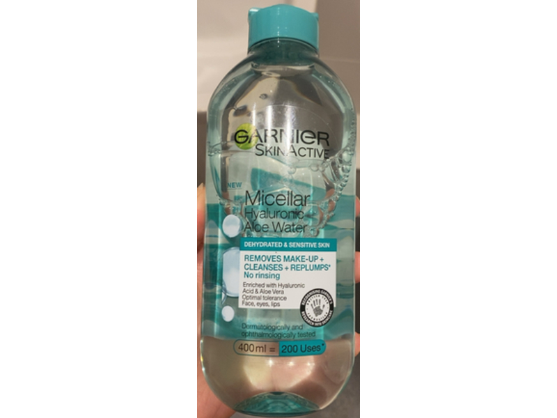 Garnier Skin Active Micellar Hyaluronic Aloe Water, 400 mL