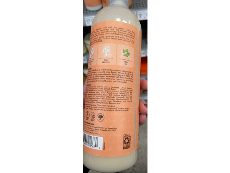 SheaMoisture Curl & Shine Shampoo, Coconut & Hibiscus, 24 fl oz/710 mL