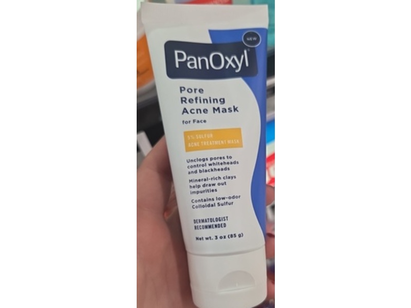 PanOxyl Pore Refining Acne Mask, 5% Colloidal Sulfur, 3 oz/85 g