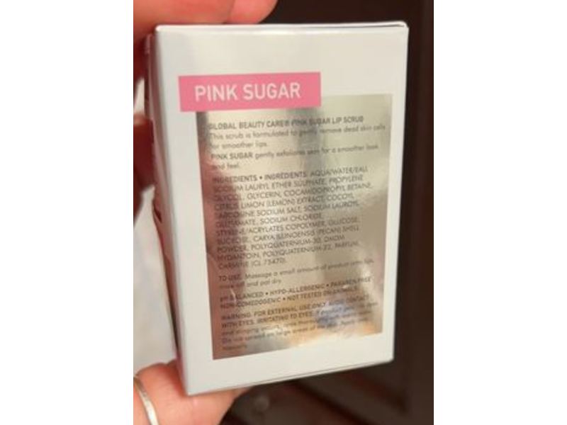 Global Beauty Care Pink Sugar Lip Scrub, Sucre Rose, 1.7 oz/50 mL